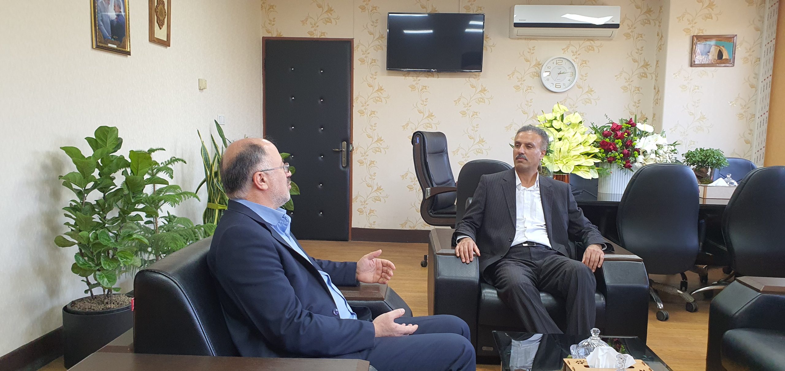 ملاقات مدیریت محترم عامل با جناب آقای دکتر تیموری