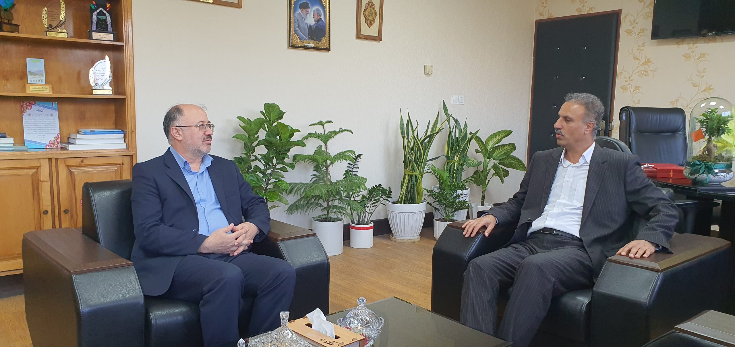 ملاقات مدیریت محترم عامل با جناب آقای دکتر تیموری
